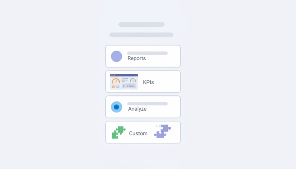 Tailor Reports and KPIs to Your Needs​